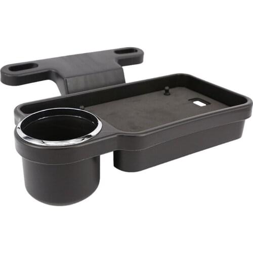 Foldable Headrest Food Tray Auto Headrest Drink Holder Stand Food Organizer Multi-Function Storage Holder F19A