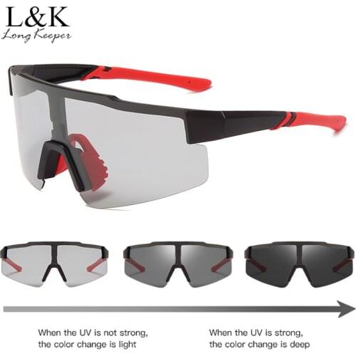 Oversized Photochromic Sunglasses Men Women Polarized Lens Vintage Square Mirrored Sun Glasses Driving Big Frame Goggles UV400