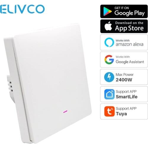 Tuya Smart Wifi Switch Neutral Wire Required 1 2 3 Gang Light Switch Smart Life APP Remote Control Works With Google Home Alexa