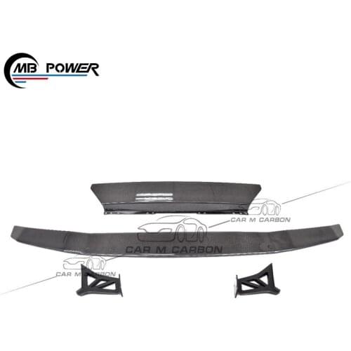 High quality Lanbo to V style rear spoiler carbon fiber material LB rear wing
