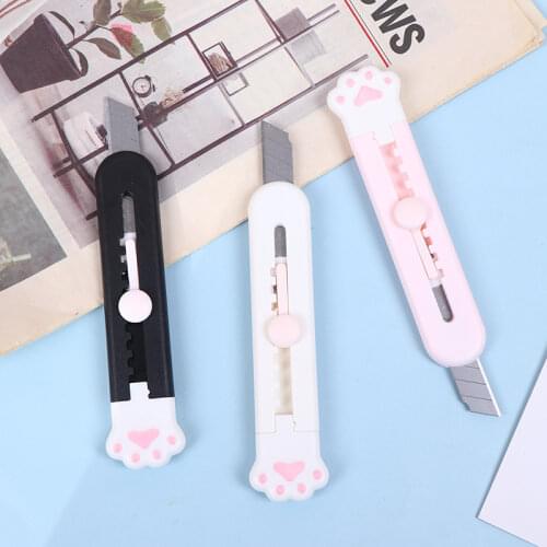 1pc Cute Cats Claw Mini Portable Utility Knife Hand-made Paper Knife Stationery