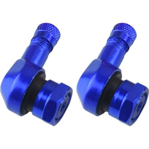 2Pcs Motorcycle Wheel Tyre Tire Air Pressure Valve Stem Nozzle Cap Dust Cover
