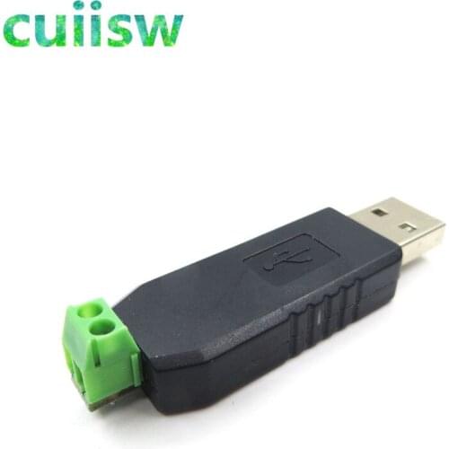 5PCS USB to RS485 485 Converter Adapter Support Win7 XP Vista Linux Mac OS WinCE5.0