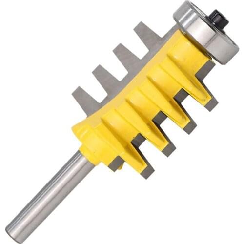 8 Shank Rail Reversible Finger Joint Glue Router Bit Cone Tenon Woodwork Wood Cutter Power Tools