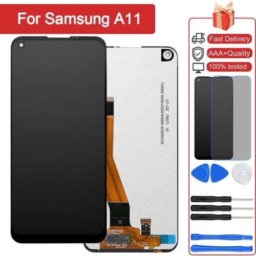 AAA+Original LCD For Samsung Galaxy A11 LCD Display Touch Screen Assembly Replacement Digitizer A115F A115M/U/A/W/AZ/DS Pantall