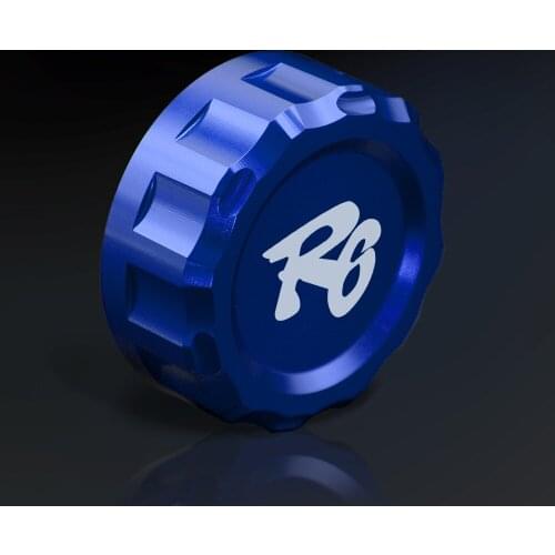 FREE SHIPPING Motorcycle Accessories Rear Brake Fluid Reservoir Cap Oil Cup With R1 R6 For Yamaha YZF-R1 09-14 YZF-R6 06-14