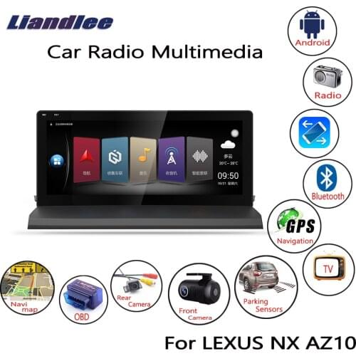 Liandlee For LEXUS NX AZ10 2015~2017 Android Car Radio Player GPS Navi Navigation Maps Camera OBD TV Screen Multimedia No CD DVD