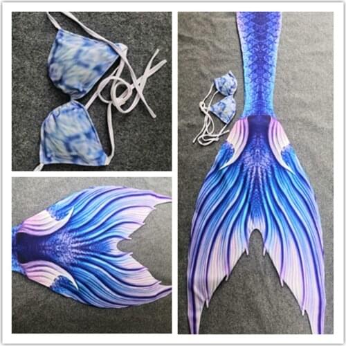 Women mermaid tails for Swimming Cosplay Swimsuit Kids Mermaid Tails With Monofin Swimmable Costume Swimwear Sets Costom Made