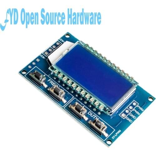 1pcs Signal Generator PWM Pulse Frequency Duty Cycle Adjustable Module LCD Display 3.3V-30V 1Hz-150Khz PWM Board Module