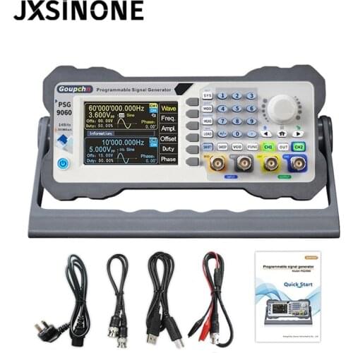 PSG9060 60MHz Programmable Function Generator Digital Control DDS Signal Generator Dual Channel Aribitrary Waveform