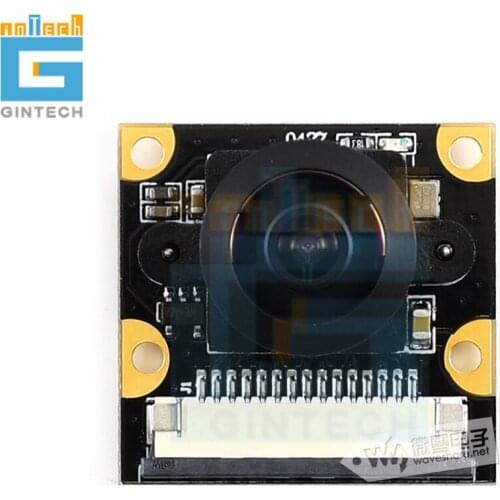 IMX219-160 Camera, 160° FOV, Applicable for Jetson Nano 8 MP Face recognition,Road mark detection,License plate recognition