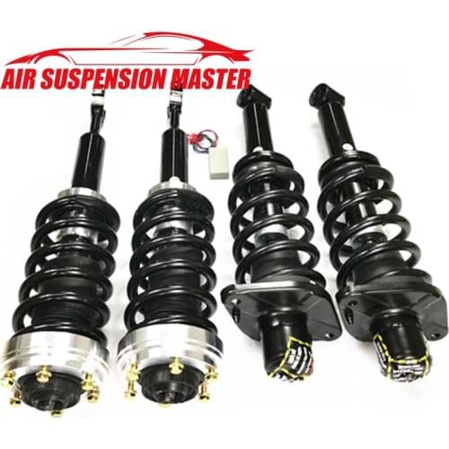 1 SET Coil Spring Conversion Kit with bypass for Audi A6 C5 4B Allroad Quattro 1999-2006 4Z7413031A 4Z7616051A 4Z7616052A