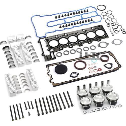 Engine Rebuilding Bearings Pistons Kit For BMW E82 E90 E91 E92 E93 E60 E61 E71 F01 F02 135i 335i 535i 740i X6 N54B30 3.0L L6