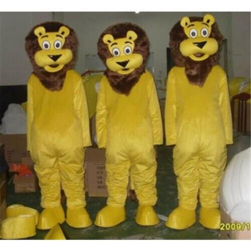 Lion Mascot Costume King Of Forest Dress Cosplay Animals Party Game Fancy Dress Adults Parade Advertising Outfits Adults Suit