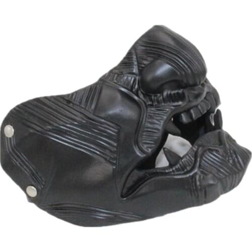 Top Quality Game Ghost of Tsushima Mask Half Face Jin Samurai Cosplay Resin Mask Halloween Party Props