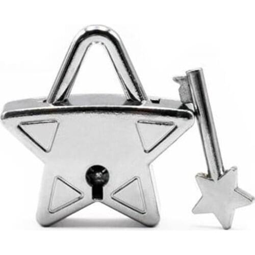 2021 New Star-shaped IQ Metal Lock Puzzle Mind Brain Teaser Puzzles Game for Adults Children