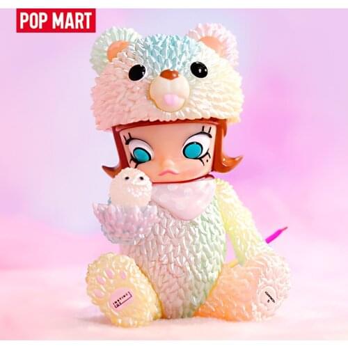 POP MART Molly x INSTINCTOY Erosion Molly Costume Series Blind Box Collectible Cute Action Kawaii animal toy figures