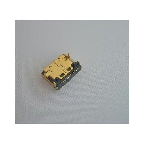 100pcs HDMI-compatible connector Female 19Pin SMT type with locators