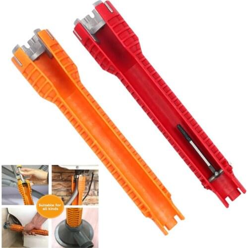 Flume Wrench. Sink Hand tool Set Faucet Key Plumbing Pipe Wrench 8 In 1 Kitchen Repair Plumbing Tool Bathroom Wrenche Set
