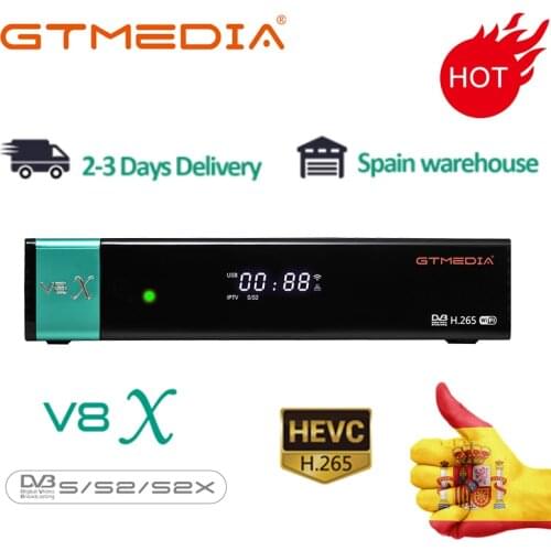 GTMedia V8X Satellite Receiver Full HD DVB-S2/S2X Support ACM m3u Youporn TV BOX