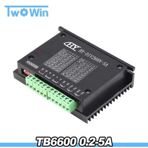 TTB6600 0.2-5A CNC Controller Stepper Motor Driver Nema 17,23, tb6600 Single axes Two Phase Hybrid Stepper Motor For Cnc New