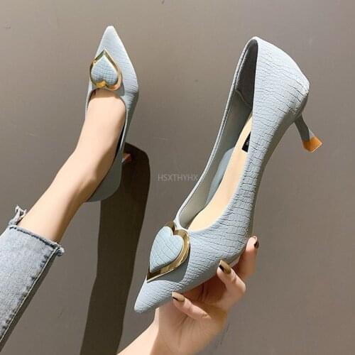 Ladies Fashion Sweet Comfortable Spring & Summer Office High Heels Women Cool Party Night Club Black Shoes High Heels Sexy