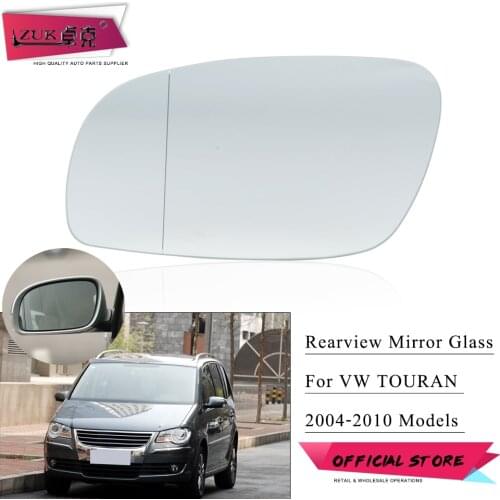 ZUK For VW Touran 2004 2005 2006 2007 2008 2009 2010 Exterior Side Mirror Lens Rearview Door Wing Mirror Glasses With Heated