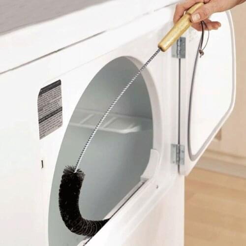 1pcs Pipe Cleaning BrushHousehold Cleaning Tools 720MM Extra Long Flexible Dryer Vent Washing Machine Refrigerator Coils Brush