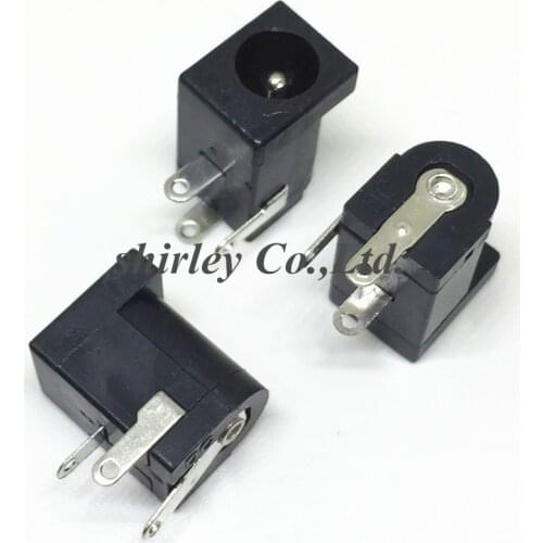 10PCS DC005 5.5*2.5 DC Power supply DC-005 5.5-2.5MM Power supply socket 5.5X2.5MM
