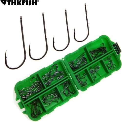 100Pcs/Lot #3-#12 Bait Holders Fishing Hooks for Panfish Trout Catfish Carp Fishing Hook Baitholders Bass Fishing Tackle Kit