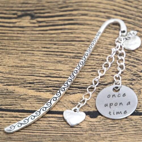 12pcs Princess Snow White Inspired Bookmark Once Upon A Time Silver tone crystals bookmark