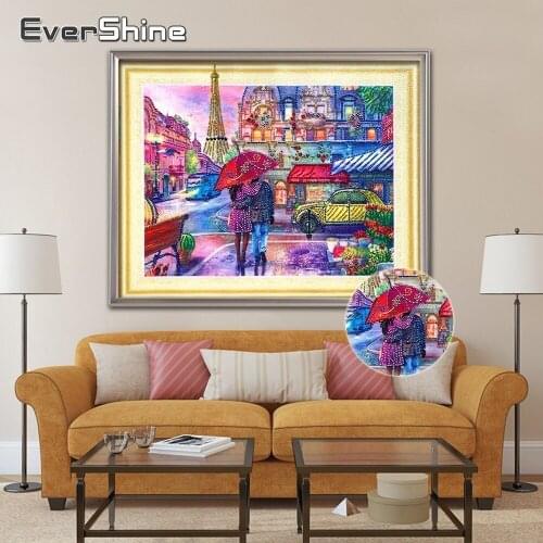 EverShine Diamond Painting Cross Stitch Portrait Special Shape Diamond Embroidery Full Set Portrait Crystal Painting Home Decor