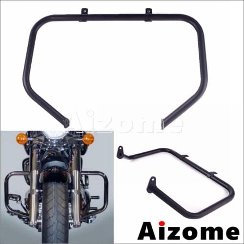 Motorcycle Crash Highway Bars For Kawasaki VN1500 1996-2008 Protector Engine Black Metal Bumper Guards