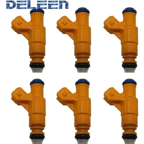 Deleen 0280155900 Fuel Injector Set 6 for Ford Explorer Mercury Mountaineer Car Accessories