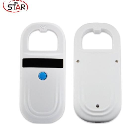 ISO 11784/5 134.2KHz Mini Animal RFID Tag Chip reader EMID FDX-B Cheap Pet Dog ID rfid portable scanner for pet identification