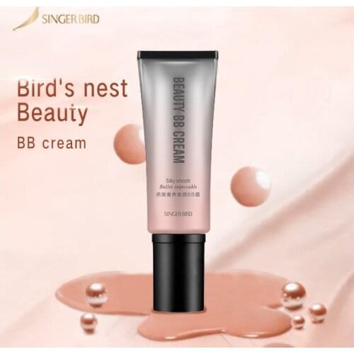 SINGERBIRD 7in1 Beauty Make Up BB Cream Foundation Concealer Whitening Base Primer Face Makeup Birds Nest Essence Brightening
