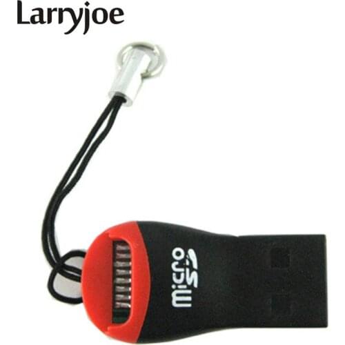 Larryjoe Newest Speed 2.0 Mini Micro SD T-Flash TF M2 USB Memory Card Reader Plastic USB Card Mini MFor Micro SD