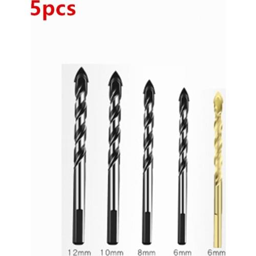 Multifunctional Ceramic Tile Drill Bit 6mm Glass Cement Ceramic Hole Opener Triangle Alloy Perforated Water Rotor