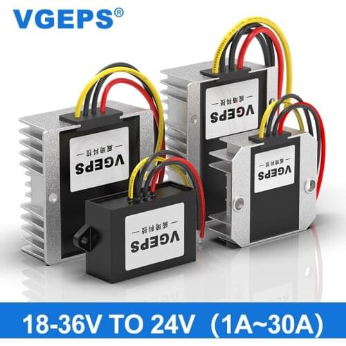 18-36V to 24V DC power supply module 24V to 24V buck-boost converter 24V to 24V regulator