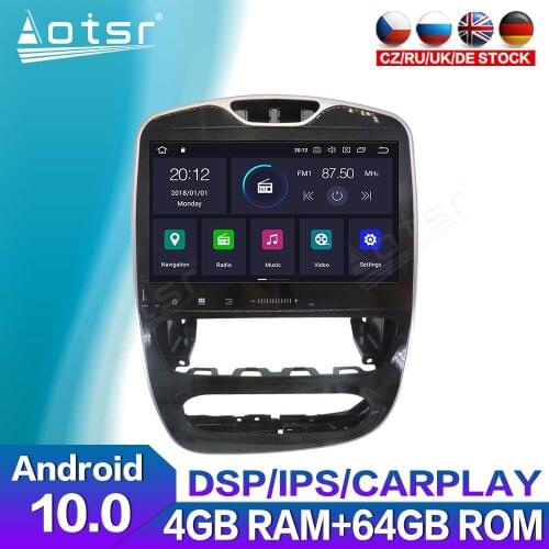 For Renault Clio 2017 2018 Android Multimedia Audio Radio DVD Player Car GPS Navigation HD Touch Screen Carplay Head Unit Stereo