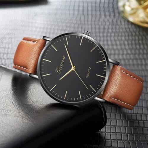 Man Watch 2020 Ultra Thin Men Watches Top Brand Luxury Fashion Casual Quartz Wristwatch Geneva Watch Men Hour Relogio Masculino
