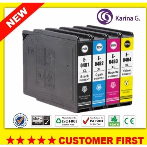 New Compatible For Epson T04AB1 T04B1 - T04B4 C13T04B140 Ink Cartridge Suit for WorkForce Pro WF-C8690DWF WF-C8690DTWF etc