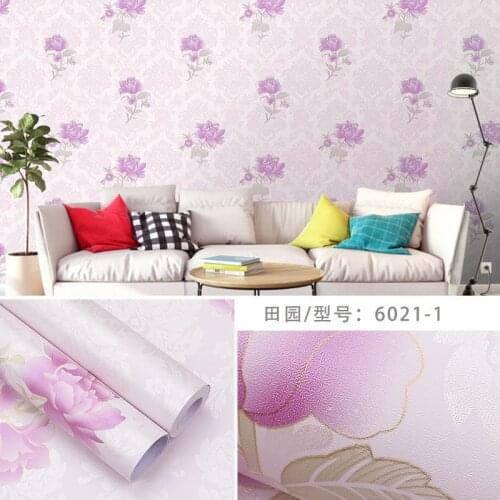 Warm flower pattern Wallpaper Bedroom Wall Covering modern Vintage Pink Floral Wallpaper Butterfly Birds Flower Wall Paper