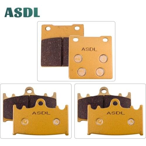 Motorcycle Front and Rear Brake Pads For Suzuki GSXR 250 RK GJ73A RGV 250 GSXR 400 GSX 400 SSN GSXR 600 TV 250 SG 350 N #c