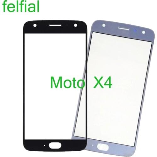 For Motorola Moto X4 Front Outer Glass Lens X4 XT1900 Touch Screen LCD Panel Glass Replacement