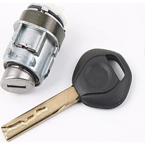 Locksmith Tool Left Door Lock Cylinder With 1 Key For B-MW old 7 series Car Accessories New Styling