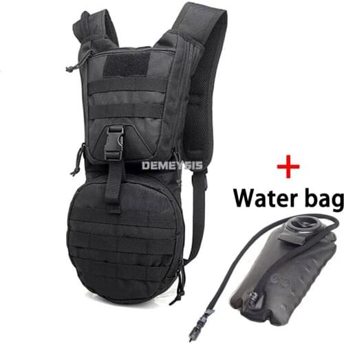 Hiking Backpack with Water Bag Molle Cycling Tactical Military Cs Shooting Backpack Large Capacity Climbing Trekking Combat Bags