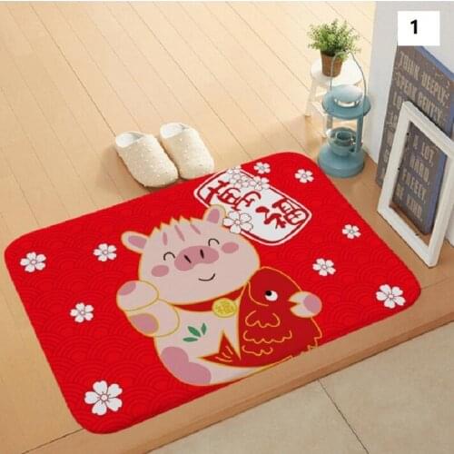 UBRUSH New carpet polyester anty-slip in kitchen and bathroom Three color Striped For Home 45*75 cm Carpet