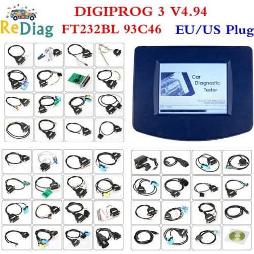 High Quality DHL Free Digiprog 3 v4.94 OBD ST01 ST04 DIGIPROG III Odometer adjust programmer Digiprog3 Mileage Correct Tool