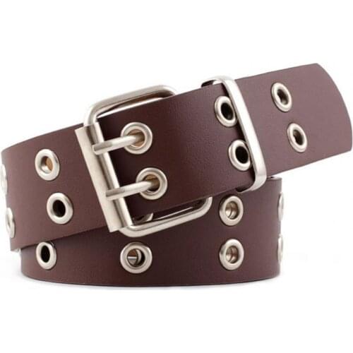 2021 New Women Waist Belt Punk Style Adjustable Buckle Wide Belts Chain Vintage Sturdy Luxury Waistband Accessories